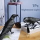 thumbnail image 4 of Lámpara de resina con pájaro Colco para dormitorio cocina granja Negro Lámpara de noche con forma de pájaro, 4 of 8