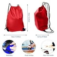 thumbnail image 2 of GASTROPOD 2 Pack Drawstring Backpack String Bag Sack Bag Cinch Gym Bag Storage Backpack for Gym Sport Travel Storage, 2 of 7