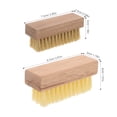 thumbnail image 6 of 3 pcs Wooden Handle Shoe Brush Portable Shoe Cleaning Brush Small Shoe Scrub Brush, 6 of 6