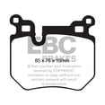 thumbnail image 2 of EBC For BMW 135is 2013 Rear Brake Pads Redstuff Twin Turbo 3.0 | DP31996C, 2 of 4