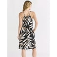 thumbnail image 3 of Time and Tru Women's Halter Dress with Pockets, Sizes XS-XXXL, 3 of 5