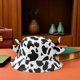thumbnail image 2 of GOOHOCHY 1 sombrero de pescador con estampado de vaca, anti-UV, para playa y verano., 2 of 8