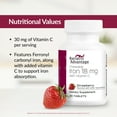thumbnail image 5 of Bariatric Advantage Iron 18 mg with Vitamin C Chewable - Strawberry - 30 Tablets, 5 of 7