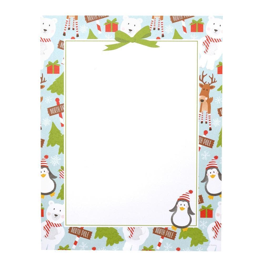 Gartner Studios North Pole Characters Stationery, 80 count - Walmart.com