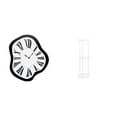 thumbnail image 1 of Reloj de pared,Reloj de pared interior nórdico con números romanos,Relojes distorsionados Reloj electrónico de lujo moderno,Mesa auxiliar redonda,Mesa auxiliar redonda de acrílico, 1 of 8