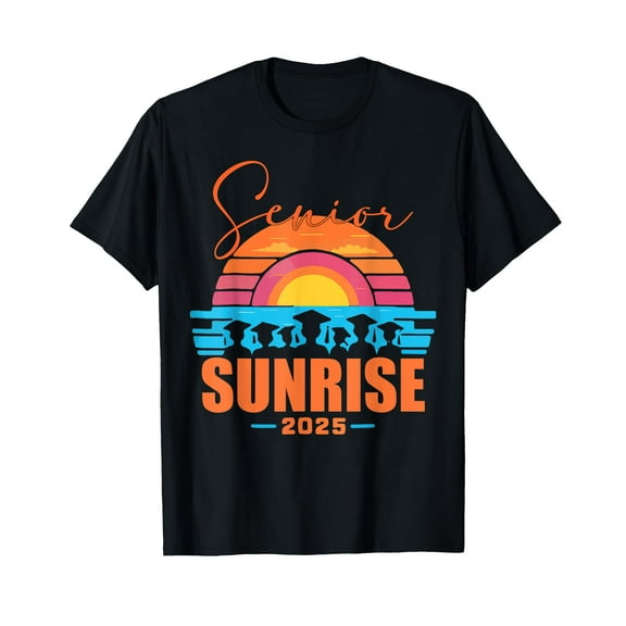 Vintage SENIOR SUNRISE 2025 Seniors of class graduation T-Shirt