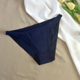 thumbnail image 5 of Bigersell Cotton Underwear Women Clearance Underwear Women G-Strings Panty Style P-645 Nylon Period Panties Seamless Thong Briefs Mid Waist Women's Bikini Panties Blue L, 5 of 5