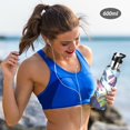 thumbnail image 5 of Yayeee 20oz Insulated Water Bottle Double Wall Stainless Steel with Flip Straw Lid, Abstract Mountain, 5 of 7