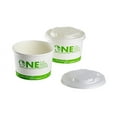 thumbnail image 3 of Karat Earth 8oz Compostable Paper Food Container Flat Lids (90.8mm) - 1,000 ct, 3 of 4