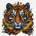 thumbnail image 3 of CafePress - Sunflower Tiger - Cotton Baseball Jersey, 3/4 Raglan Sleeve Shirt, 3 of 4