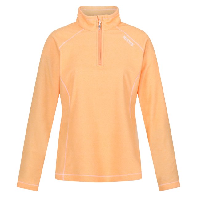 Regatta - Jersey polar con media cremallera modelo Montes para mujer (Rojo Rábano, Higo)