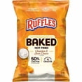 thumbnail image 2 of Ruffles Oven Baked Cheddar & Sour Cream Potato Chips - 6.25oz, 2 of 5