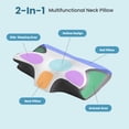 thumbnail image 2 of EDX Cervical Pillow for Pain Relief, Ergonomic Side Sleeper Pillow for Orthopedic Contour Support for Bed Sleeping, Memory Foam Orthopedic Pillow for Back Stomach Sleepers,Dark Gray, 2 of 7