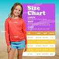 thumbnail image 3 of INGEAR Girls Long Sleeve Rash Guard Swim Shirt, UPF 50+ Red, L, 3 of 7