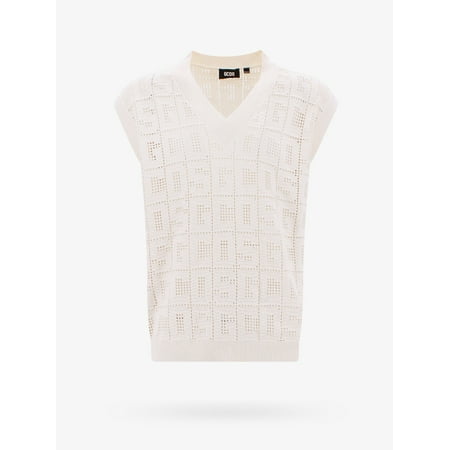 

GCDS VEST MAN Beige KNITWEAR