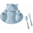thumbnail image 3 of Toddler Kids Cute Cat Divided Plate Infant Di, For (), 3 of 4