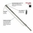 thumbnail image 4 of Bosch Genuine 3/8" x 4" x 6" SDS-plus Bulldog Xtreme Carbide Rotary Hammer Drill Bit - 2610021610, 4 of 7