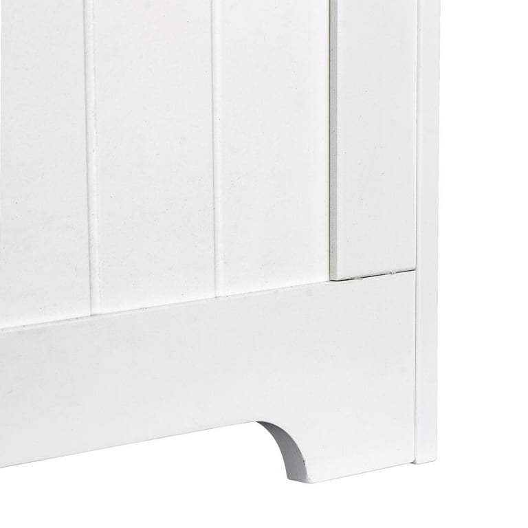 ZENSTYLE Wood Shoe Entry Hallway Storage Bench with Safety Hinge