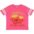 thumbnail image 3 of Inktastic Hooray It's Fry-day with Cute Fries Boys or Girls Toddler T-Shirt, 3 of 5