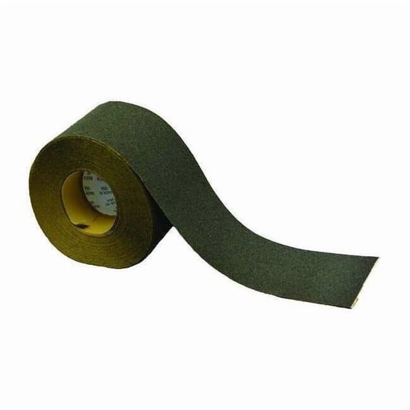 Anti-Slip Tape Polyurethane 46 Grit Size, Black, 4" W x 30 ft. L, 42 mil Thick
