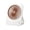 Brown, variant on New Battery-Operated Desktop Mini Fan Powered by AA Batteries, Small Electric Desk Fan with Custom Printing, Ideal Promotional & Festival Gift for Home, Office, Events