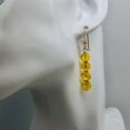 thumbnail image 5 of Amber 4 Bead 14K Gold Filled Drop/Dangle Earrings | 2" Long | Yellow | 1 Pair |, 5 of 11