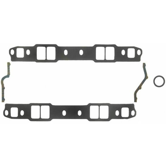 1245 0.120 in. Intake Manifold Gasket for 1955-1957 Small Block Chevrolet V8 Trim to Fit Ports