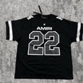 thumbnail image 1 of AMIRI 22 Jersey Black Tee Mens Size Large or Medium MA logo, 1 of 4