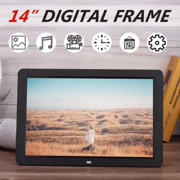 Remote Control Digital Photo Frame with Automatic Slideshow LCD Dispaly
