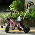 thumbnail image 5 of SAYFUT Kids Tricycle with Push Handle, Kids Push Trike for Boys Girls Toddler Bike, Baby Riding Toys, 5 of 7