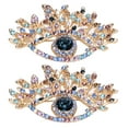thumbnail image 2 of Blue Brooch, Brooch Widely  Eye Catching Premium Alloy  For Wedding For Party For Ceremony, 2 of 8