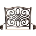 thumbnail image 5 of Hanover Outdoor Traditions 7-Piece Cast Dining Set with 6 Stationary Chairs and Umbrella with Stand, 5 of 10