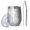White-4, variant on Floral 12oz Stainless Steel Insulated Wine Tumbler with Lid and Straw – Double Wall Vacuum Mug for Hot & Cold Drinks, 304 Steel Interior, Sweat-Free Design,Thanksgiving,Christmas, Spring,Flower