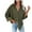 Army Green, variant on ICHUANYI Womens Classic Plaid Shacket Button Down Long Sleeve Shirt Coat Flannel Jacket Loose Shirts Fall Winter Clothes Outfits 2023