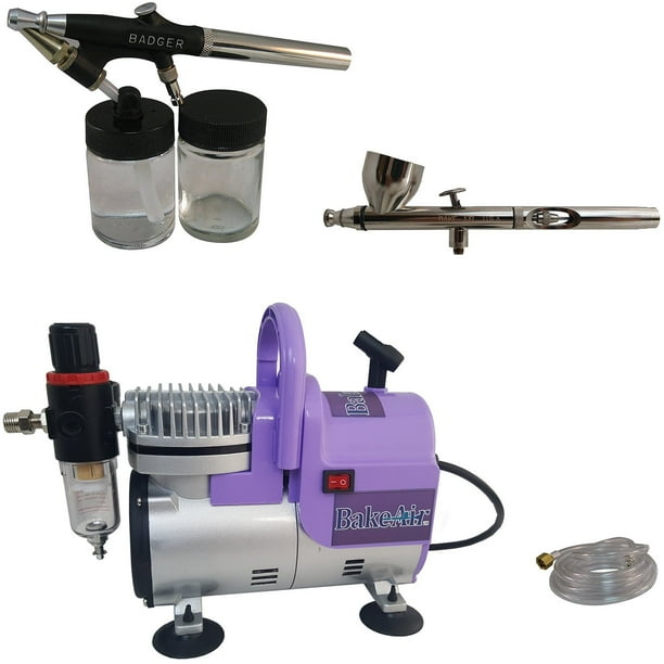 Badger AirBrush Co. Bake Air TC908P Compressor with Bake Air Omni 4000