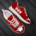 thumbnail image 1 of Zapatillas de deporte de moda para mujer, con estampado de corona de dientes de dibujos animados, ligeras, planas, de malla transpirable, informales, para estudiantes, para otoño, 1 of 6
