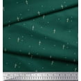 thumbnail image 3 of Soimoi Green Poly Georgette Fabric Abstracts Abstract Printed Craft Fabric by the Yard 42 Inch Wide, 3 of 3