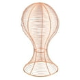 thumbnail image 3 of Metal Hat Cap Helmet Rack hat display rack Hair hat display rack stand Wig Holder Storage Display Stand Pink Gold, 3 of 8