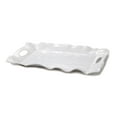 thumbnail image 1 of Beatriz Ball Havana Rectangular Tray with Handles, White, 1 of 4