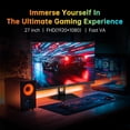thumbnail image 5 of Restored KTC 27 Inch 280Hz Gaming Monitor, FHD 1080P 240Hz PC Computer Monitor, Fast VA Panel, 1ms GTG, Freesync G-Sync Compatible, HDR Support, 126% sRGB, HDMI and Displayport Inputs, H27E22P, 5 of 9