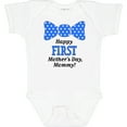 thumbnail image 3 of Inktastic Happy First Mother's Day, Mommy Bow Tie Boys or Girls Baby Bodysuit, 3 of 5