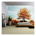 thumbnail image 2 of wall26 - Autumn Landscape - Removable Wall Mural | Self-Adhesive Large Wallpaper - 66x96 inches, 2 of 6