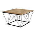 thumbnail image 5 of Castle Place Minimalist 3 Piece Coffee Table Set, Light Oak, 5 of 13