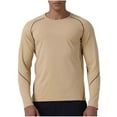 thumbnail image 2 of BLCHUNen Athletic Tops for Men Long Sleeve Crew Neck Pullover Slim Fitted Breathable Running Sports Gym Workout Tops, 2 of 3