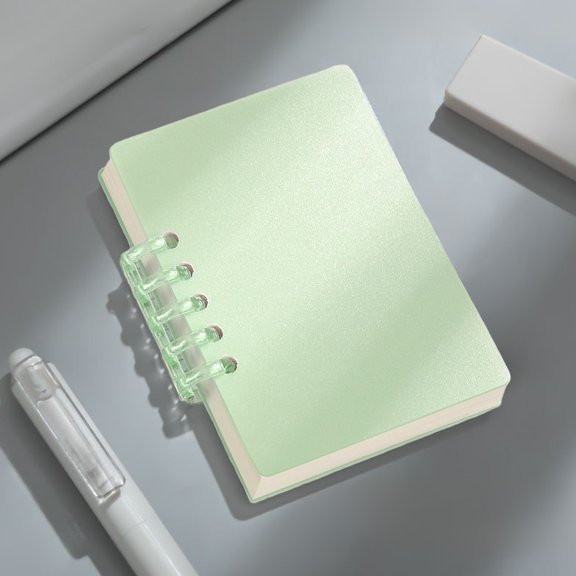 COM1950s Portable Pocket Notebook,Compact Memo Book with Spiral Binding,A7 Size for Adults Daily Use,Cute Flip Design and Eco-Friendly Paper