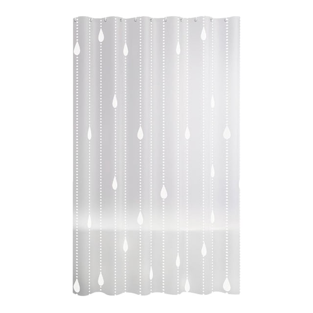 Feltree Clear PVC Shower Curtain Liner, Odorless Waterproof Bathroom Screen with Reinforced Grommets, Universal Tub Protector (71x71 Inch)
