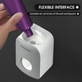 thumbnail image 4 of TFixol Automatic Toothpaste Dispenser Kids Hands Free Wall Mounted Toothpaste Squeezer With Self-stick Punch-Free Toothpaste Squeezer for Home Washroom Bathroom, 4 of 6