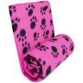 thumbnail image 2 of Methold Manta para dormir para perros de 100x70cm, forro polar con estampado de pata para mascotas, cojín cálido para nido, alfombrilla para Suministros para perros, 2 of 5