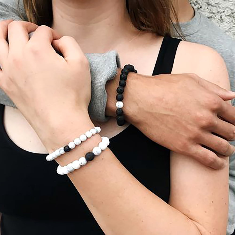 450Pcs 15 Style DIY Stretch Bracelets Making Kits Including Gemstone Round Beads and Elastic Thread 6~6.5mm Hole: 1mm 30pcs/style