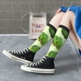 thumbnail image 5 of Yiaed Broccoli 3 Print Great elasticity Adult Stockings Sports socks for Men and Women, 5 of 6